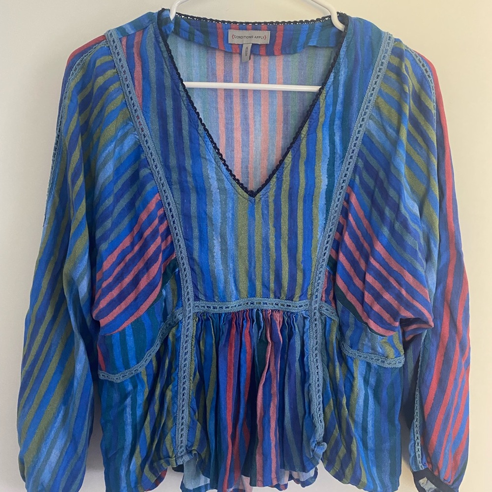 Anthropologie conditions apply blouse